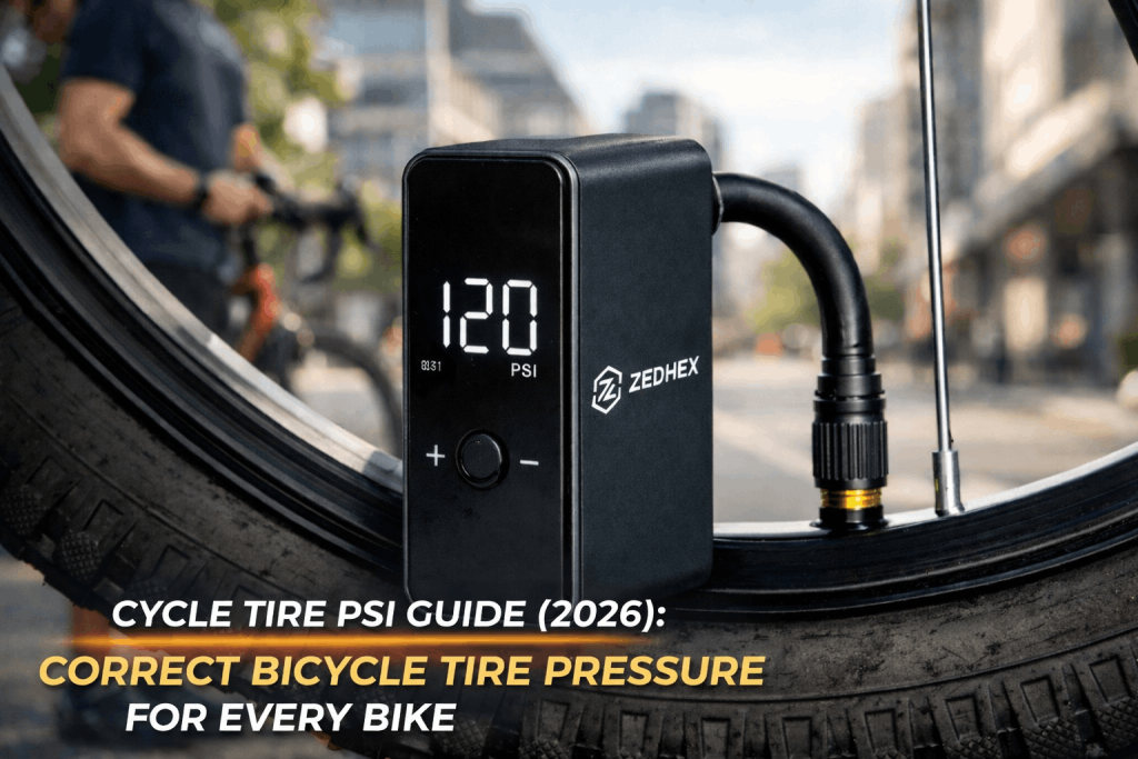 Cycle Tire PSI Guide (2026): Correct Bicycle Tire Pressure for Every Bike
